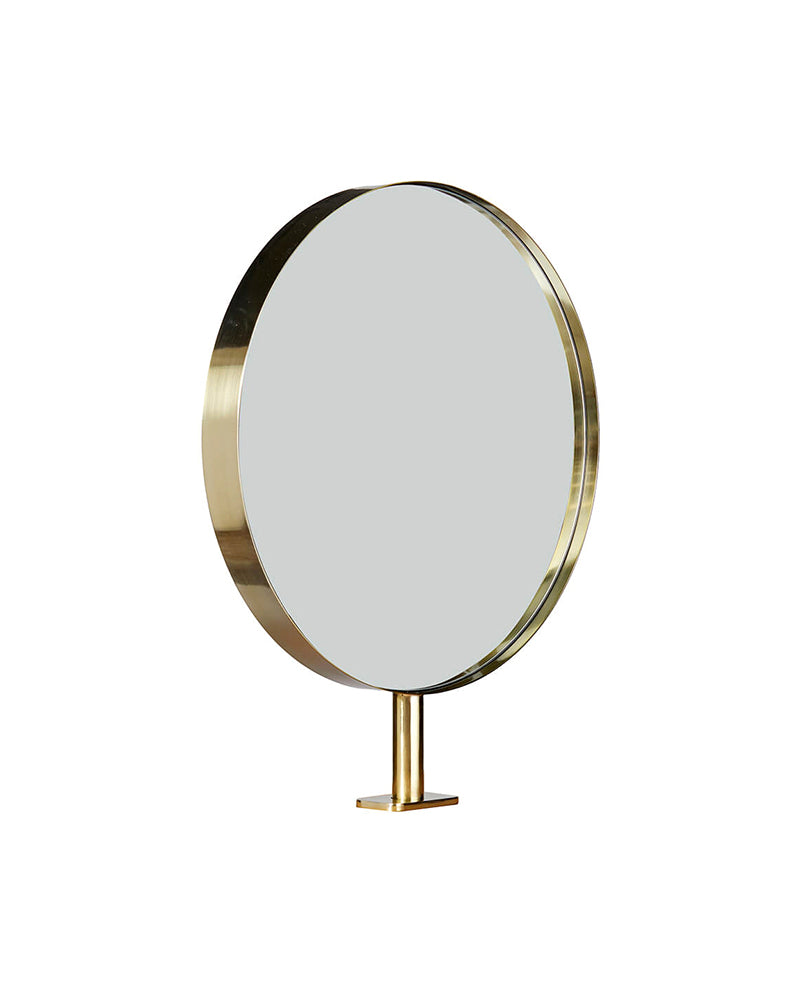 Halo - Miroir de coiffure en laiton - Double face - Ăž80